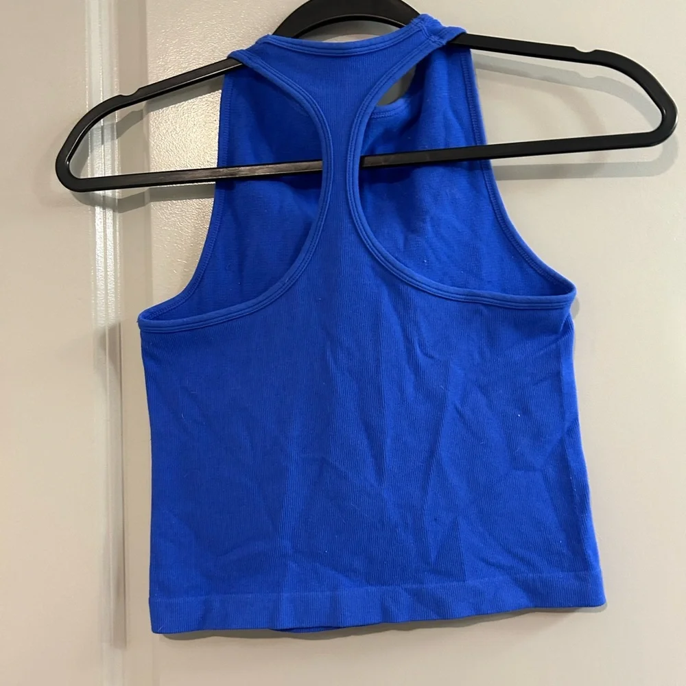 Free People Royal Blue Racerback Tank - Picture 2 of 3
